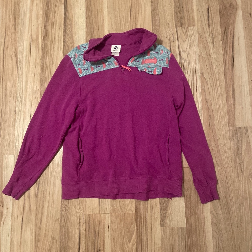 Simply southern purple pull over